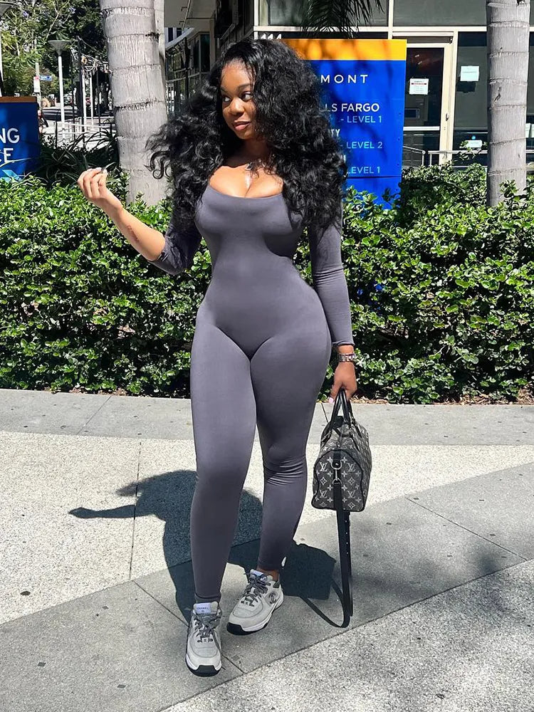 Viral On The Go Long Sleeve Jumpsuit