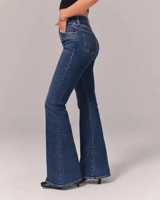 Viral High Rise Stretch Flare Jean