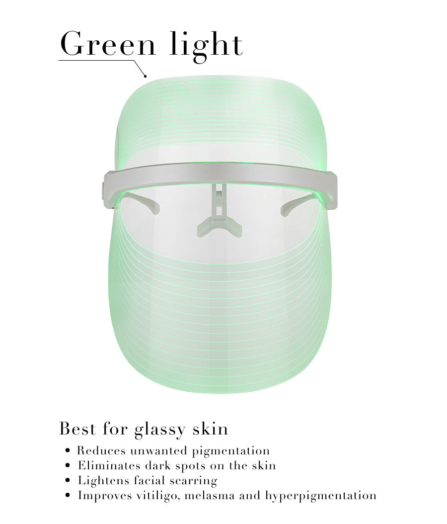 Solaris Laboratories NY How To Glow 4 Color LED Light Therapy Mask SALE
